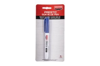 Birchwood Casey Presto Gun Blue Touch-Up Pen for Blued Steel is an easy way to cover up nicks and scratches